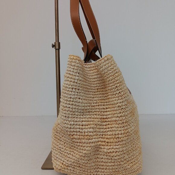 Proenza Schouler White Label Morris Large Raffia Tote - Picture 5 of 16